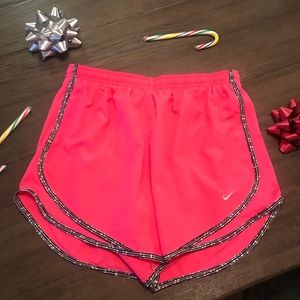 Nike neon pink shorts size M